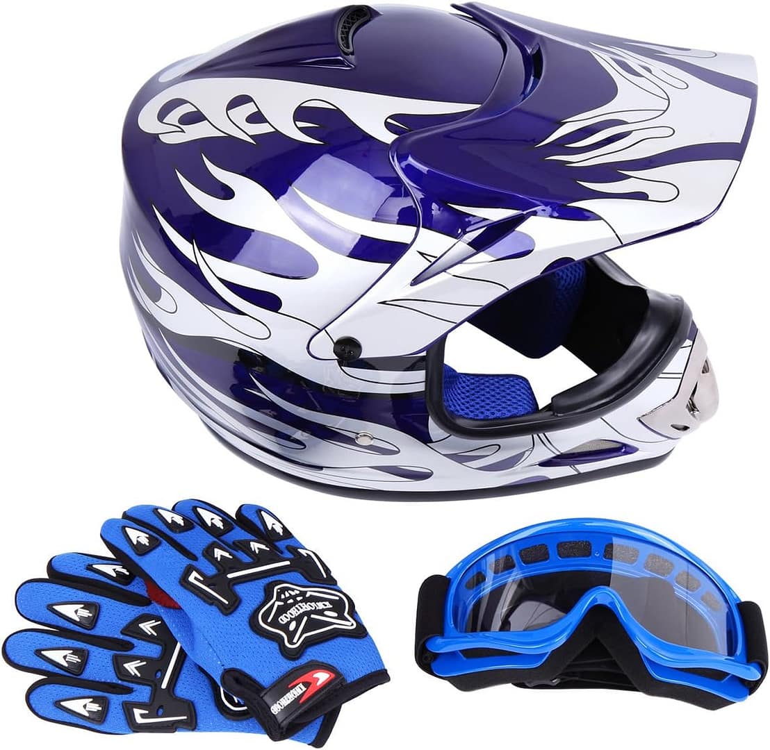 Samger DOT Youth Bambini Off Road Casco