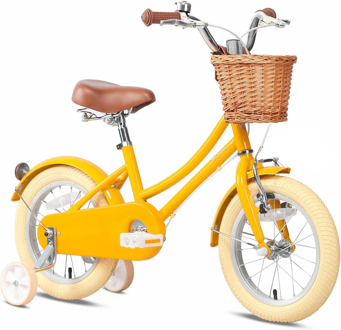 Glerc Bicicletta da ragazza con cestino