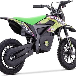 Minimoto Compatibili STWheels W RO-709 10 pollici, elettrica, verde,