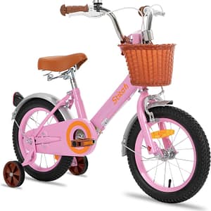 STITCH Bicicletta per Bambine e Bambini, Beige/Rosa