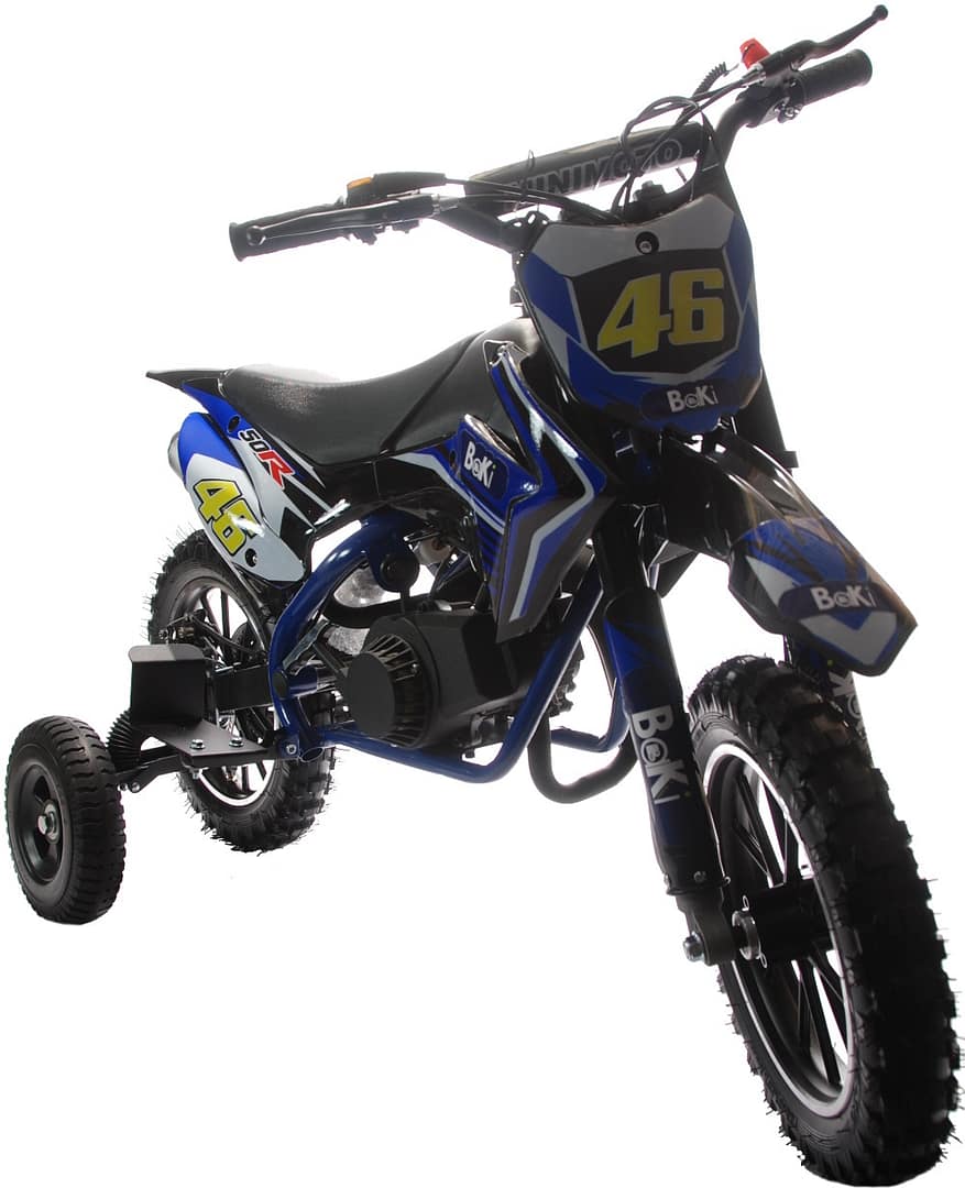 BaKi Mini Moto Cross Miscela 2Tempi DB709 50CC Cc (3 Anni +) - immagine 2