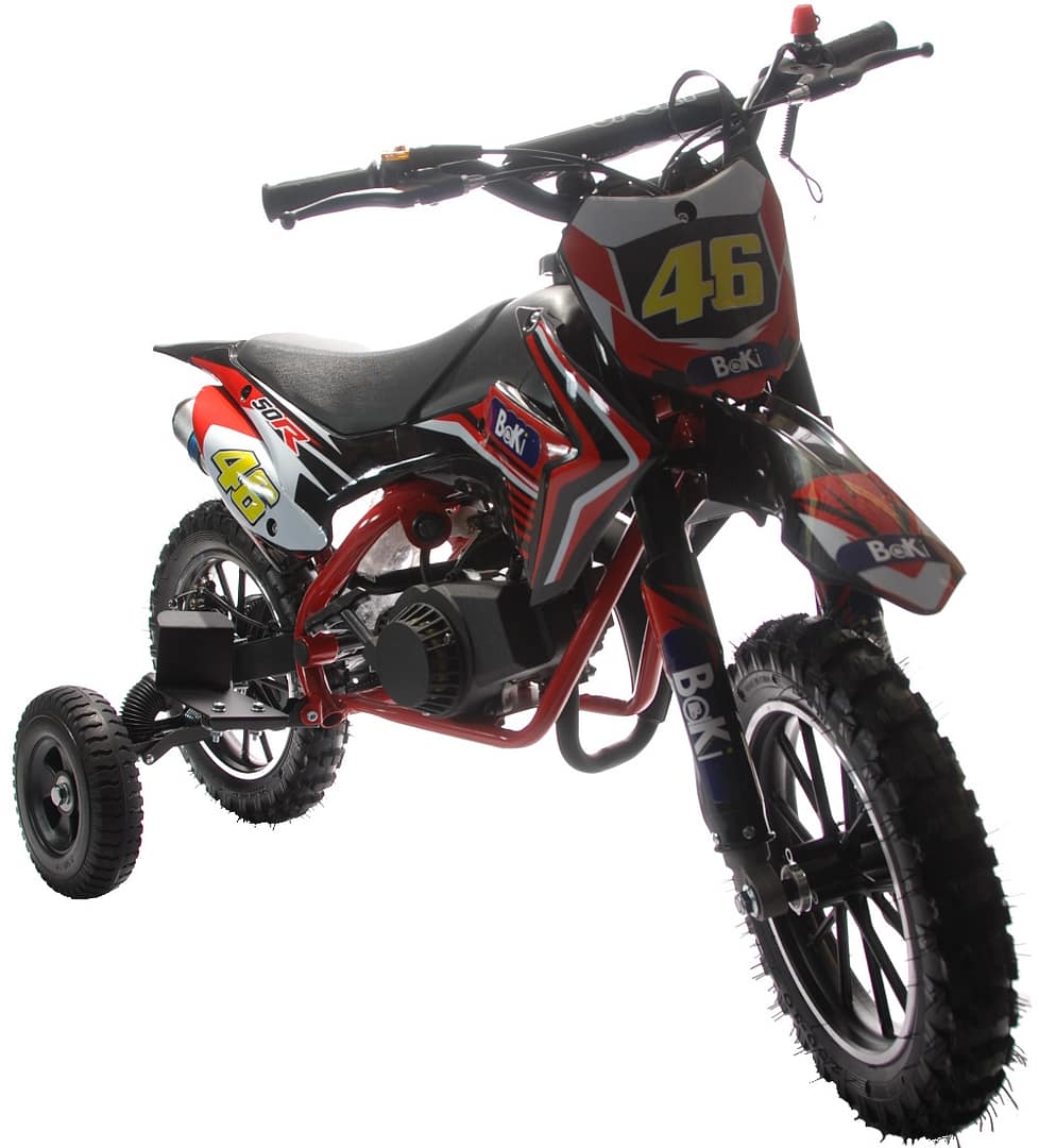 BaKi Mini Moto Cross Miscela 2Tempi DB709 50CC Cc (3 Anni +)